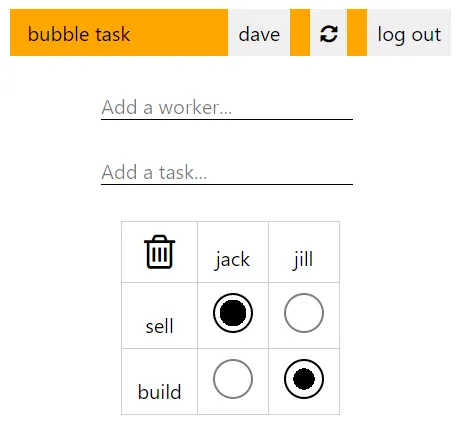 bubble task screenshot