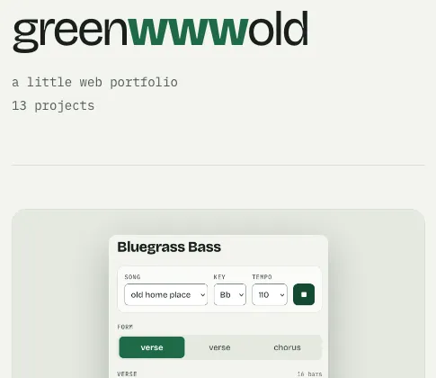 greenwwwold screenshot