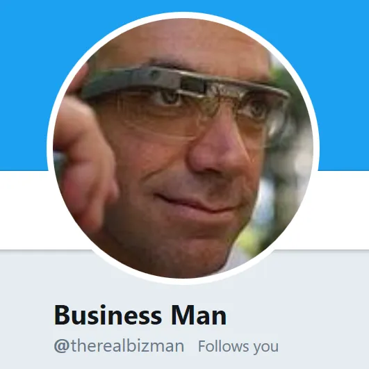 @therealbizman screenshot